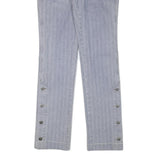 DIESEL Womens Regular Blue Jeans Denim W26 L31 Button Detail Side