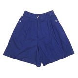 SEPERATE ISSUE Womens Blue Casual Shorts XXS W24 Relaxed Fit Button Closure