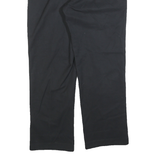DICKIES Mens Cotton Blend Black Regular Straight Trousers W34 L30 Workwear