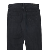 BOSS Mens Regular Fit Black Denim Cotton Blend Jeans W36 L28 Stylish Casual