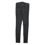 CALVIN KLEIN JEANS Womens Slim Black Denim Skinny Cotton Blend W24 L27 Stylish