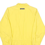 NAUTICA Womens Yellow Cotton Zip Jacket M Plain Casual Lightweight Outerwear
