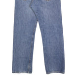 LEVI'S 501 Mens Jeans Blue Regular Straight Denim Medium W33 L30 Classic Button