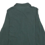 LACOSTE Womens Green Long Sleeve Plain S Logo Cotton Polo Shirt