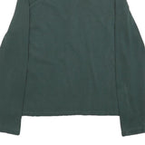 LACOSTE Womens Green Long Sleeve Plain S Logo Cotton Polo Shirt