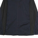 CALVIN KLEIN Mens Black & Navy Shirt M Cotton Long Sleeve Button Closure