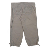 OLD NAVY Womens Shorts Grey Casual XS W30 Cotton Blend Drawstring Pocket