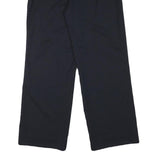 MAUREL Womens Polyester Blend Black Relaxed Straight Trousers W29 L30 Elegant