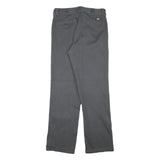DICKIES Mens Grey Regular Fit Straight Leg Trousers W31 L32 Workwear Cotton