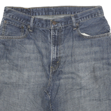 LEVI'S Mens Denim Blue Casual Shorts XL W34 Cotton Blend Classic Fit