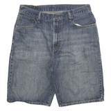 LEVI'S Mens Denim Blue Casual Shorts XL W34 Cotton Blend Classic Fit
