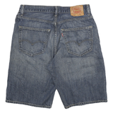 LEVI'S Mens Denim Blue Casual Shorts XL W34 Cotton Blend Classic Fit