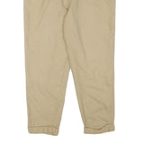 MADELEINE Womens Wool Blend Beige Relaxed Tapered Trousers W30 L25