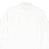 NAUTICA Mens White Shirt M Button Long Sleeve Classic Cotton Blend