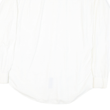 NAUTICA Mens White Shirt M Button Long Sleeve Classic Cotton Blend