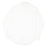 NAUTICA Mens White Shirt M Button Long Sleeve Classic Cotton Blend