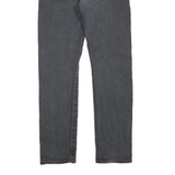 LEVI'S Womens Grey Cotton Blend Regular Fit Straight Leg Denim Jeans W34 L31