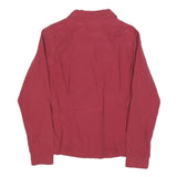 TEDDYS Womens Red Button Jacket M Cotton Blend Classic Casual Outerwear