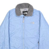 THE NORTH FACE Womens Blue Outdoor Jacket S Polyester Plain Zip