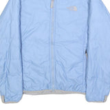 THE NORTH FACE Womens Blue Outdoor Jacket S Polyester Plain Zip