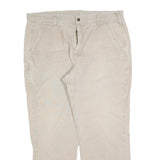 CARHARTT Mens Jeans Beige Relaxed Straight Denim W38 L30 Classic Zip Cotton
