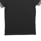 PUMA Mens Black Grey & White Academy Graphic T-Shirt M Short Sleeve Crew Neck