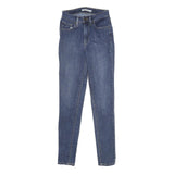 LEVI'S 721 High Rise Skinny Womens Jeans Blue Denim Regular Cotton Blend W25 L30