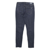 TOMMY JEANS Womens Slim Skinny Denim Dark W28 L27 Button Cotton Blend Authentic