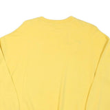 UNITED COLORS OF BENETTON Mens Yellow Navy Sport Crew Neck S Sweatshirt