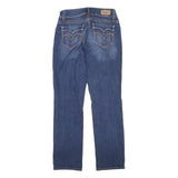 LEVI'S 529 Womens Jeans Blue Regular Straight Denim Medium W28 L27 Stylish
