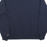 CHAMPION Mens Navy Terra Linda Waterpolo Crew Neck L Cotton Blend Sweatshirt
