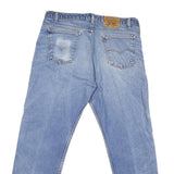 LEVI'S 505 Mens Jeans Blue Regular Straight Denim Medium W40 L30 Classic Fit Zip