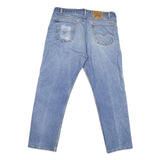 LEVI'S 505 Mens Jeans Blue Regular Straight Denim Medium W40 L30 Classic Fit Zip