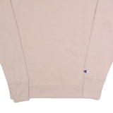 CHAMPION Mens Beige Crew Neck M Casual Cotton Blend Pullover Sweatshirt Logo