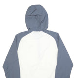 ADIDAS Mens White & Grey Outdoor Jacket M Polyester Blend Hooded Zip