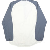 ADIDAS Mens White & Grey Outdoor Jacket M Polyester Blend Hooded Zip