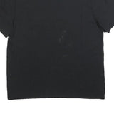 CHAMPION Mens Black Graphic T-Shirt M Short Sleeve Crew Neck Cotton Blend