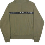 NIKE Womens Green Hoodie XL Nike Air Pullover Cotton Blend Casual Sweatshirt