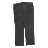 DICKIES Mens Relaxed Black Denim Jeans W38 L30 Workwear Casual Zip Fly