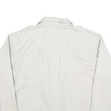 COLUMBIA Mens White Cotton Blend Button Jacket XL Plain Casual Outdoor Wear