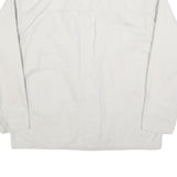 COLUMBIA Mens White Cotton Blend Button Jacket XL Plain Casual Outdoor Wear