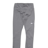 NIKE Womens Joggers Grey Slim Tapered XS W22 L26 Stretch Activewear Leggings