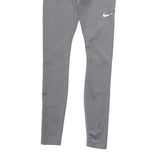 NIKE Womens Joggers Grey Slim Tapered XS W22 L26 Stretch Activewear Leggings