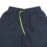 NIKE Mens Navy Blue Sports Casual Shorts M W26 Lightweight Drawstring