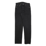 LEVI'S 501 Mens Jeans Black Regular Straight Denim Dark W34 L36 Classic Fit