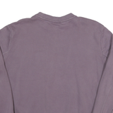 FILA Mens Purple Crew Neck M Cotton Blend Sweatshirt Striped Ribbed Hem