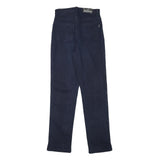 HAOFA JEANS Womens Cotton Blend Blue Slim Straight Trousers W26 L30 Slim Fit Zip