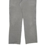 DICKIES Mens Regular Grey Cotton Blend Denim Jeans W34 L30 Workwear Straight Zip