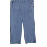 DICKIES Womens Regular Fit Straight Leg Denim Blue Cotton Blend Jeans W32 L34