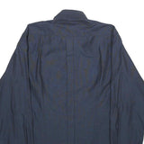 SONNYBONO Mens Blue Shirt M Classic Polyester Blend Long Sleeve Button Closure